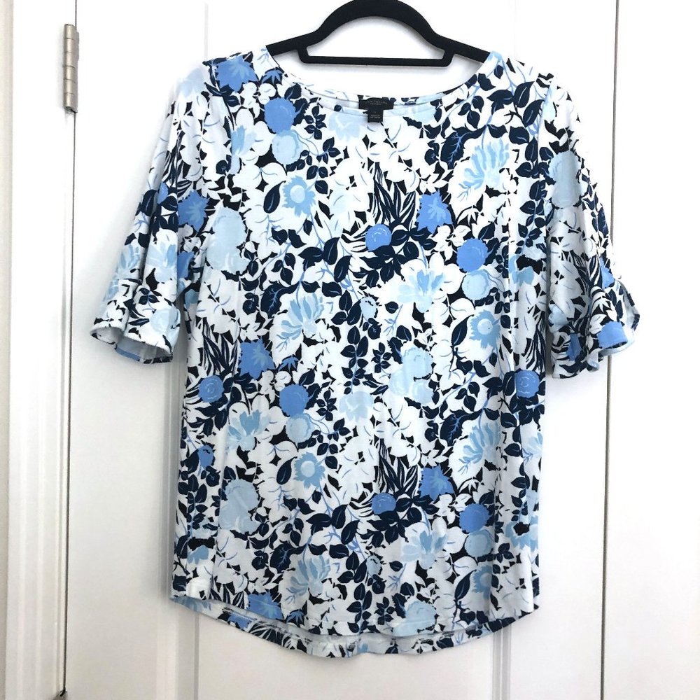 Ann Taylor Factory Peplum Sleeve Blouse